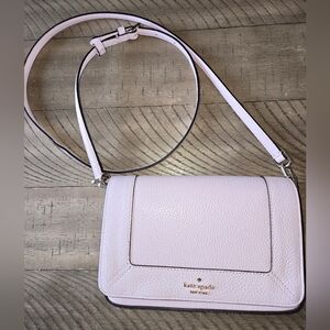 Kate Spade Lena small flap crossbody In Pink